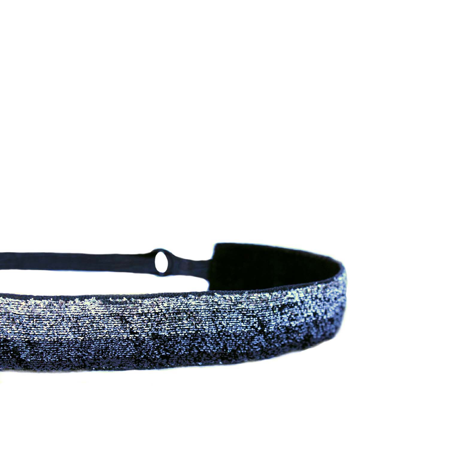 Sparkler Adjustable Headband - Black Ombre Sparkle